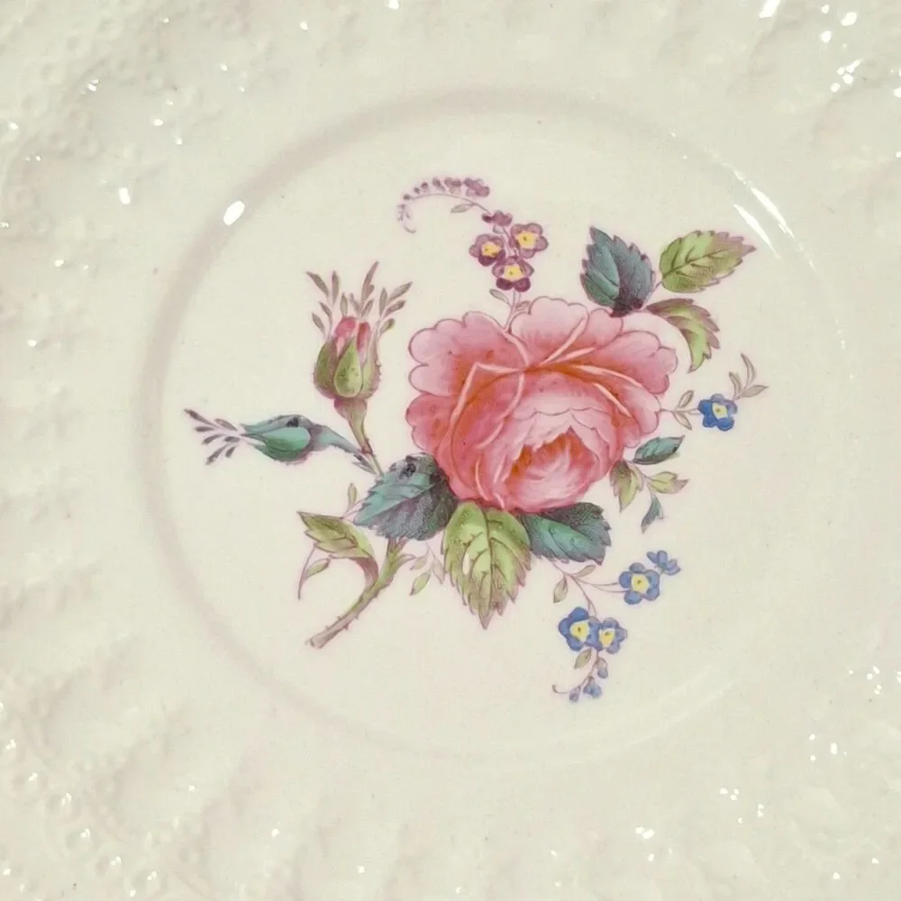 2 VTG Spode's Jewel Copeland Billingsley Rose 7 1/8 
